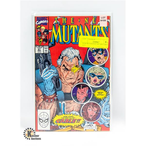 NEW MUTANTS 87 1ST APP CABLE KEY
