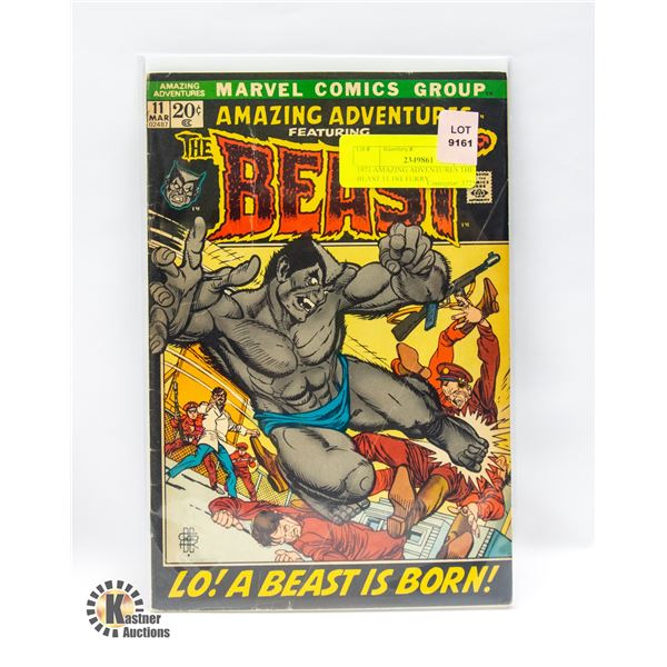 1971 AMAZING ADVENTURES THE BEAST 11 1ST FURRY
