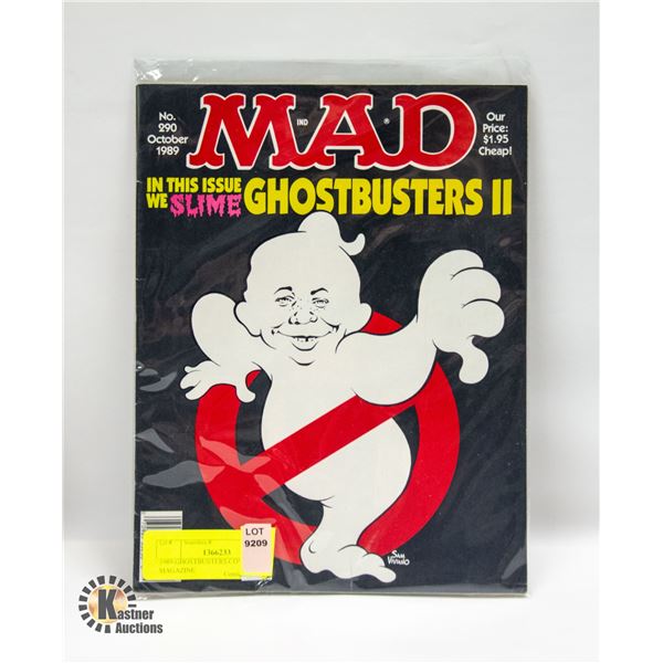 1989 GHOSTBUSTERS COVER - MAD MAGAZINE