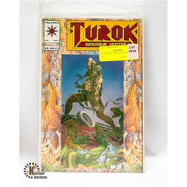 2 COPIES OF TUROK DINO HUNTER NO 1
