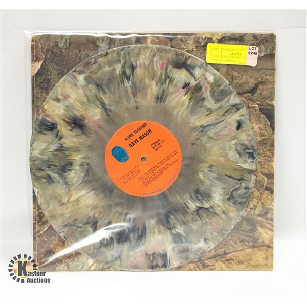 DAVE MASON ALONE TOGETHER COLOUR VINYL LP