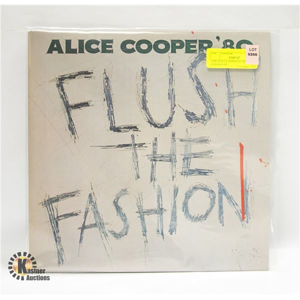 1980 ALICE COOPER FLUSH THE FASHION LP