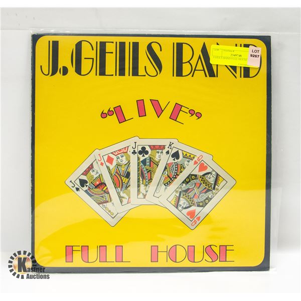 J GEILS BAND FULL HOUSE LIVE LP