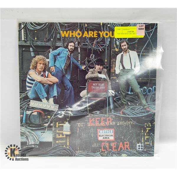 THE WHO WHO ARE ARE YOU LP