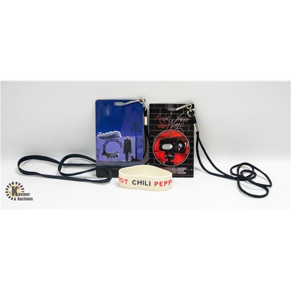 TWO PINK FLOYD BACKSTAGE PASSES