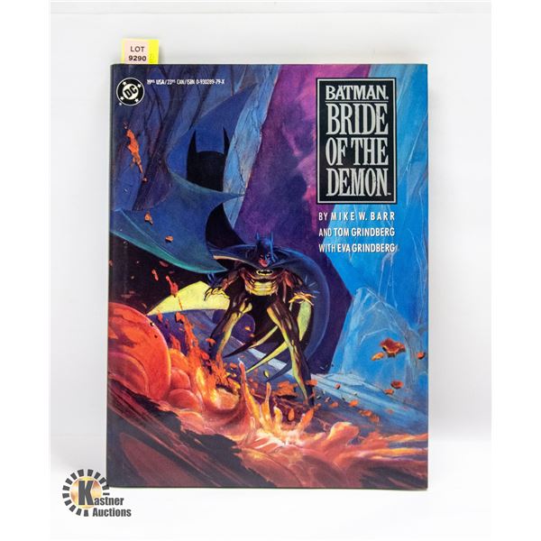 1990 BATMAN BRIDE OF THE DEMON HARDCOVER