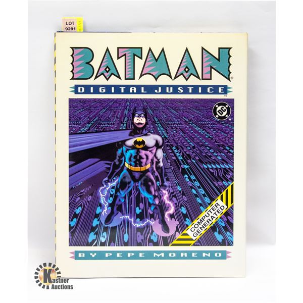 1999 BATMAN DIGITAL JUSTICE HARDCOVER BOOK
