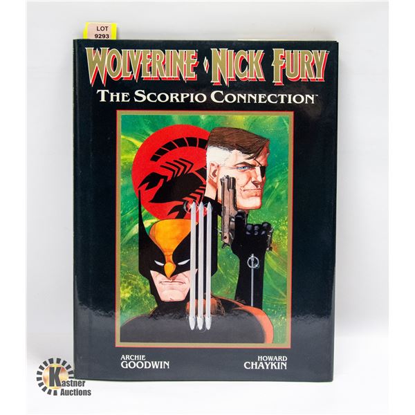 1990 WOLVERINE NICK FURY SCORPIO CONNECTION BOOK