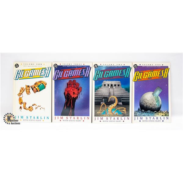 1989 GIL GAMES COMPLETE SET 1-4 GRAPHIC NOVELS