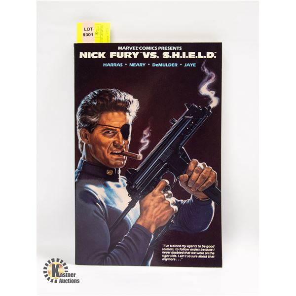 1989 NICK FURY VS SHIELD GRAPHIC NOVEL COMIC