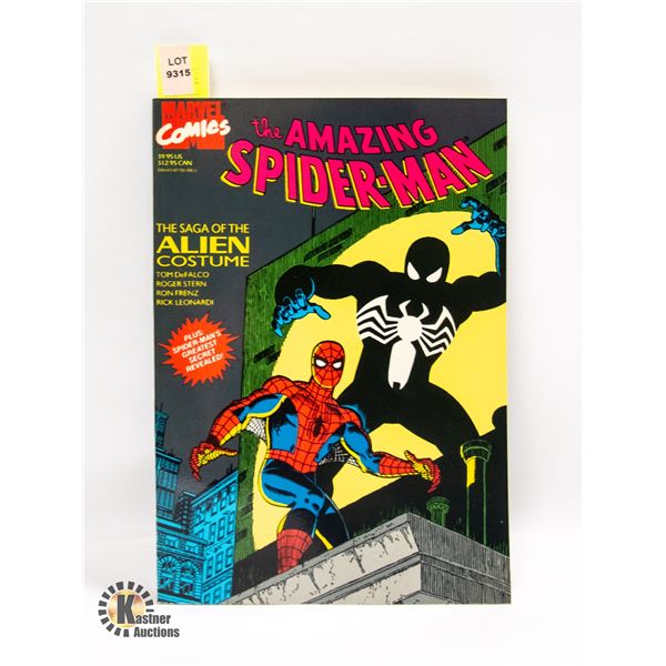 1989 AMAZING SPIDER-MAN SAGA OF THE ALIEN SUIT