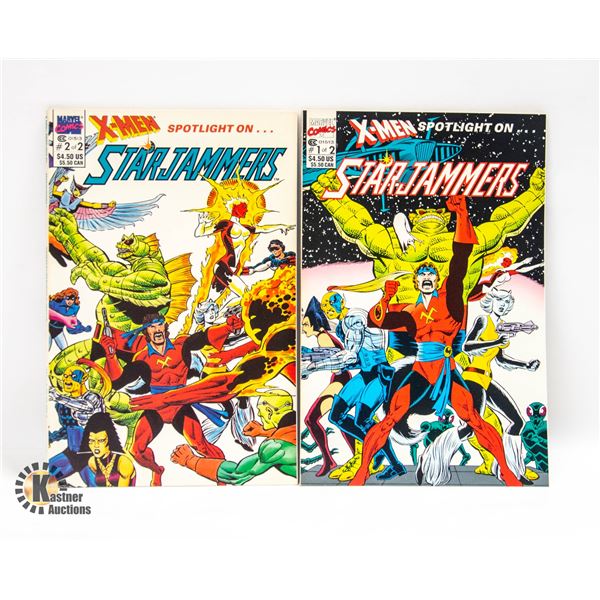 XMEN STARJAMMERS NUMBER 1 & 2 1990