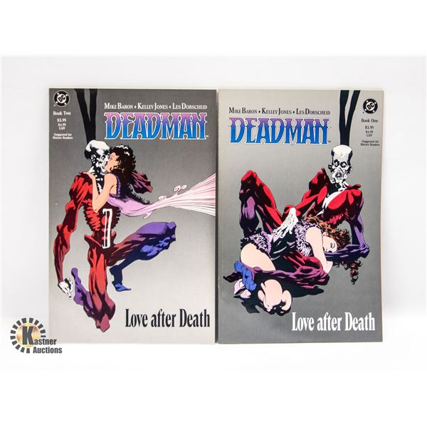 1989 DEADMAN GRAPHIC NOVELS BOOKS 1-2 SET