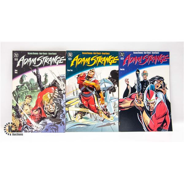 1990 ADAM STRANGE GRAPHIC NOVEL SET BOOKS 1-3