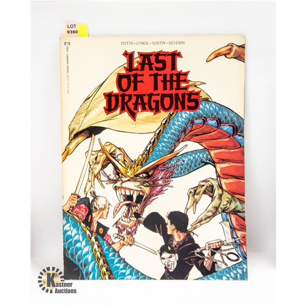 1981 LAST OF THE DRAGONS GRAPHIC NOVEL COMIC