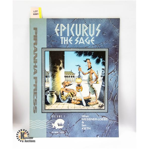 1989 EPKURUS THE SAGE COMIC GRAPHIC NOVEL