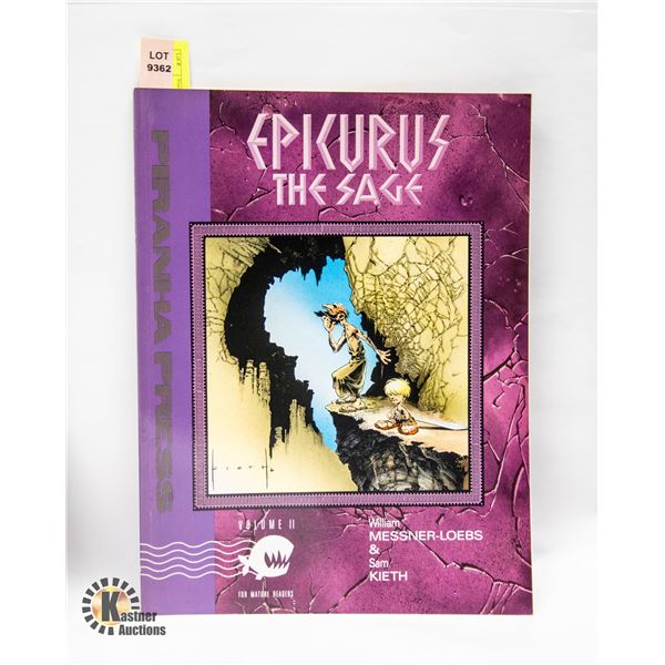 1991 EPKURUS THE SAGE COMIC GRAPHIC NOVEL