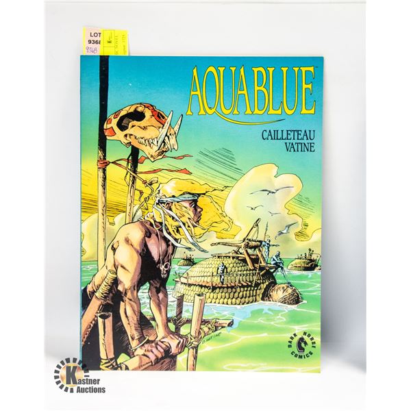 1988 AQUA BLUE GRAPHIC NOVEL COMIC BOOK
