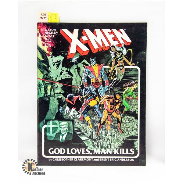 1982 MARVEL XMEN GRAPHIC NOVEL COMIC