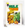 Image 1 : 1987 MARVEL HULK & THING GRAPHIC NOVEL COMIC