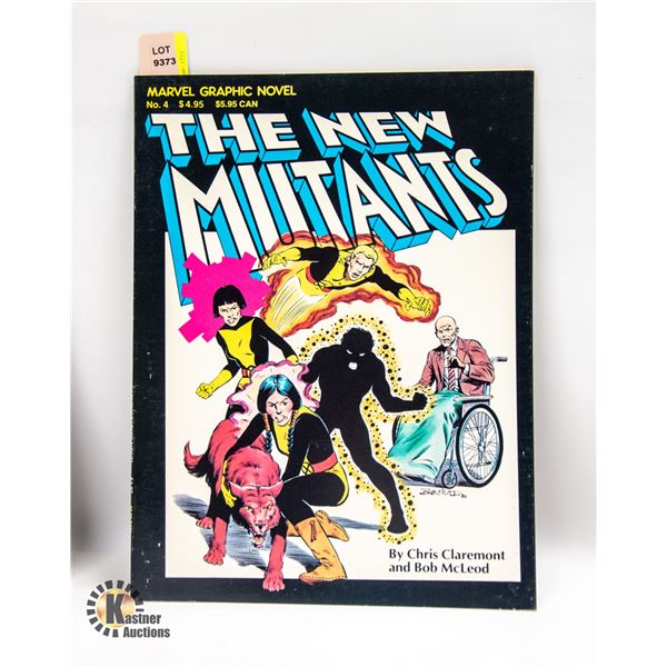 1982 MARVEL NEW MUTANTS GRAPHIC NOVEL COMIC