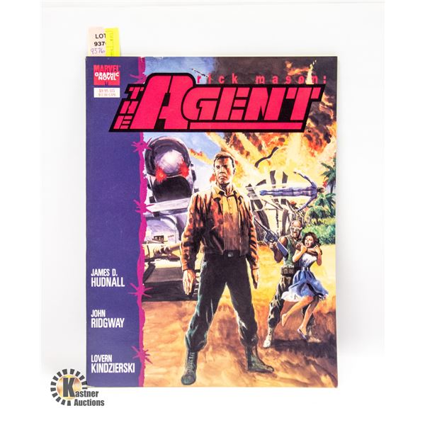 1989 NICK MASON THE AGENT GRAPHIC NOVEL COMIC
