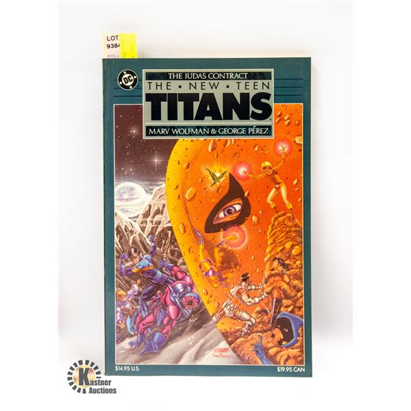 1988 NEW TEEN TITANS JUDAS CONTRACT GRAPHIC NOVEL