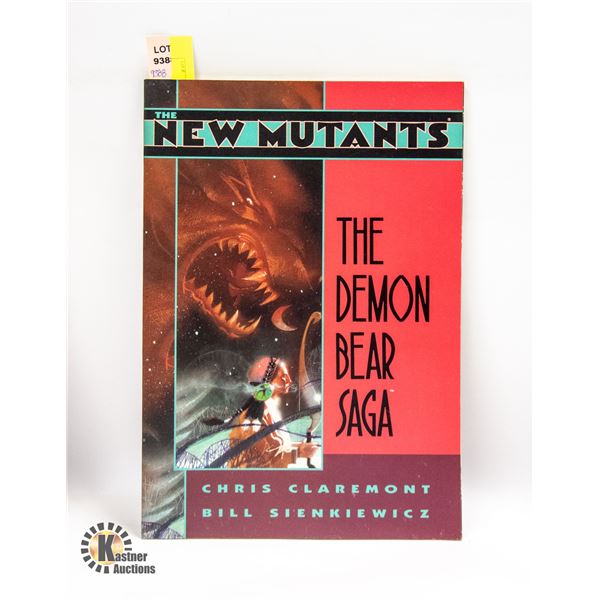 1990 NEW MUTANTS DEMON BEAR SAGA GRAPHIC NOVEL