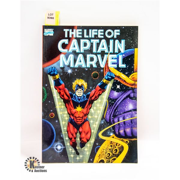 1990 LIFE OF CAPTAIN MARVEL GRAPHIC NOVEL