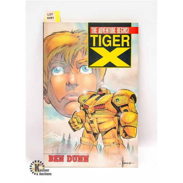 1989 MANGA TIGER X GRAPHIC NOVEL