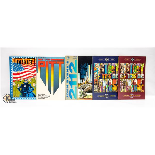 LOT OF 5 1990S GRAPHIC NOVEL COMICS