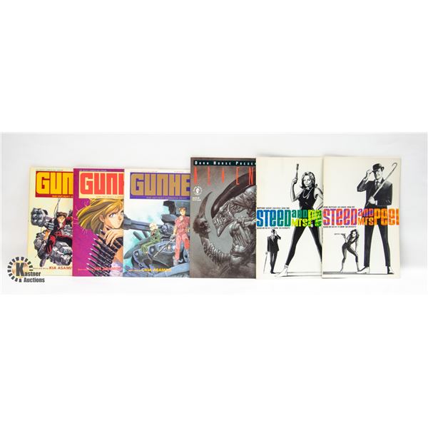 LOT OF 6 1990S GRAPHIC NOVEL COMICS