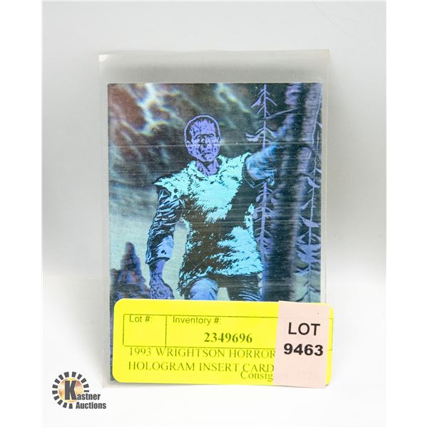 1993 WRIGHTSON HORROR HOLOGRAM INSERT CARD