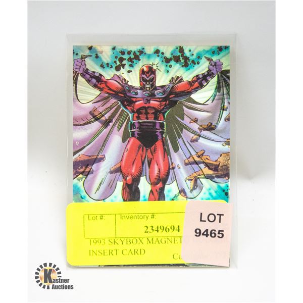 1993 SKYBOX MAGNETO HOLOGRAM INSERT CARD