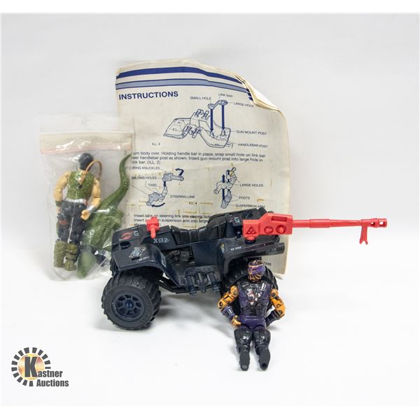 1980S GI JOE FIGURES & VEHICLE ETC