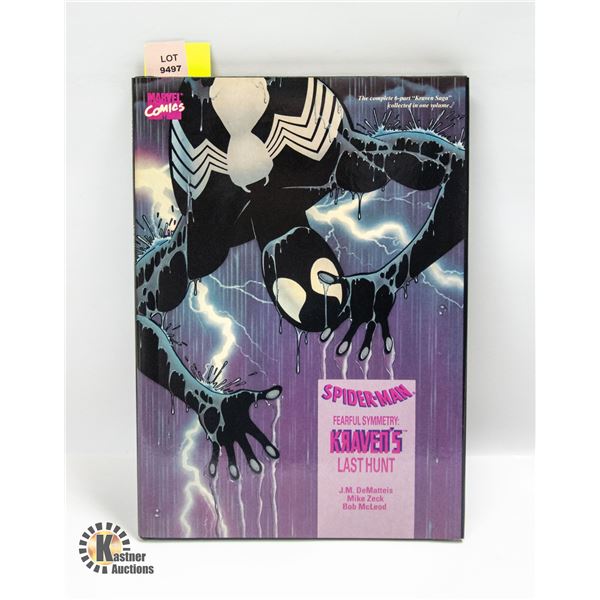1989 SPIDER-MAN KRAVENS LAST HUNT HARDCOVER BOOK