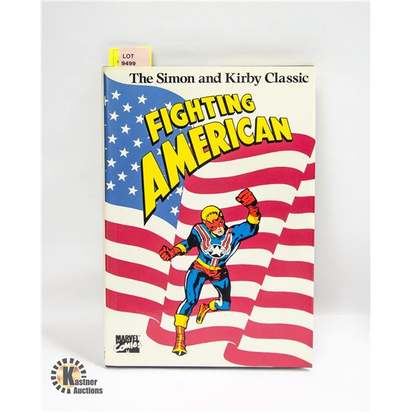 1989 HARDCOVER FIGHTING AMERICAN COMIC NOVEL