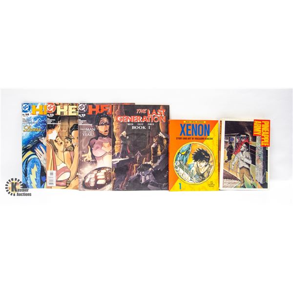 LOT 6 ASSTD COMICS & GRAPHIC NOVELS