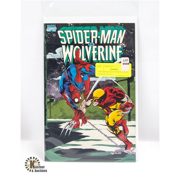 1987 SPIDER-MAN VS WOLVERINE GRAPHIC NOVEL