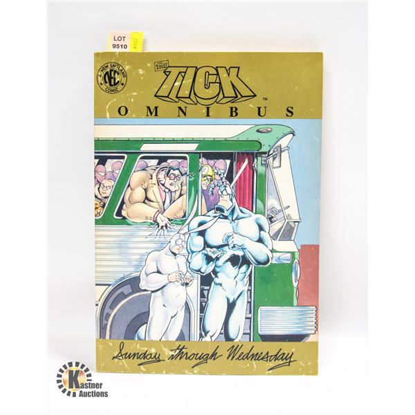 THE TICK OMNIBUS SIGNED & SKETCH RARE