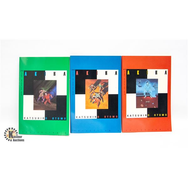 1990 AKIRA COLLECTION BOOKS 1-3 SET