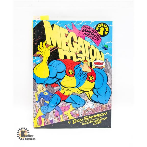 1990 MEGATON MAN SIGNED HARDCOVER 117/250