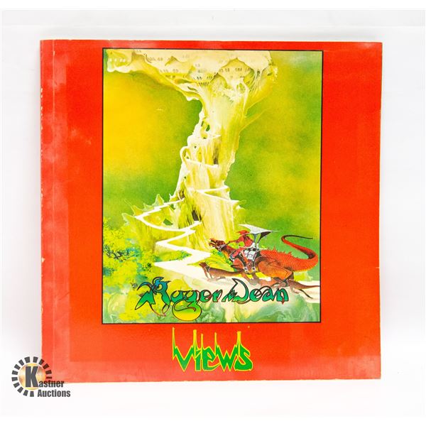 1976 ROGER DEAN VIEWS ART BOOK