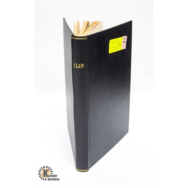 1975 CLAW UNCONQUERED HARDCOVER BOUND COMICS