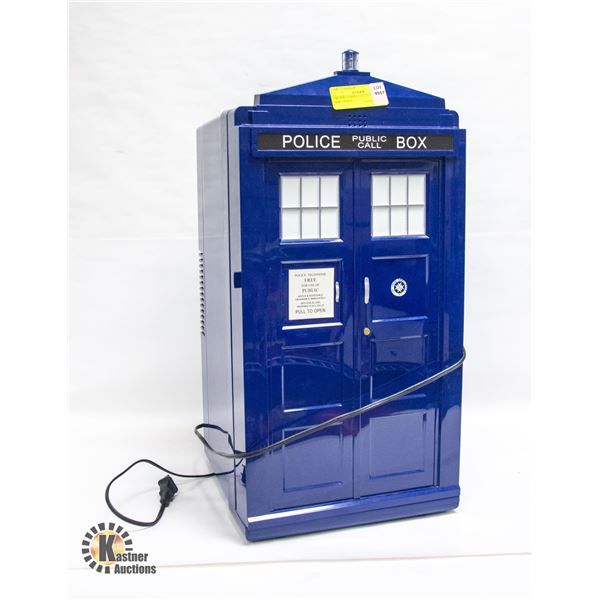 DR WHO TARDIS COLLECTOR MINI BAR FRIDGE