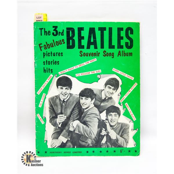 1960S BEATLES SOUVENIR SONG BOOK