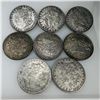 Image 1 : 1884-1891 Morgan Silver Dollar (VG+) Consecutive Set