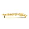 Image 5 : Vintage Italian 18K Yellow Gold Ruby Long Detailed Horse & Carriage Brooch Pin