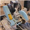 Image 4 : Target wet tile saw, 8-10 in blade capacity, approx. 68 in tray length c./w 2- rolling tables, vario