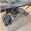 Image 5 : Target wet tile saw, 8-10 in blade capacity, approx. 68 in tray length c./w 2- rolling tables, vario